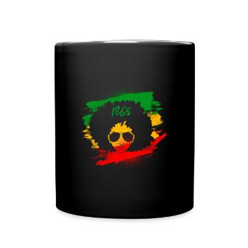 1865 Black History Woman Power African Woman - Full Colour Mug - black - Front