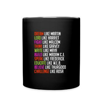 Histoire des Noirs Martin Luther King Afrique - Mug uni - noir - Devant