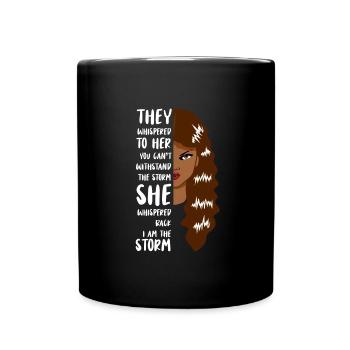 Strong Women Black History African Woman - Full Colour Mug - black - Front