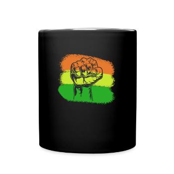 Black History Month Black Lives Matter Afrika - Tasse einfarbig - Schwarz - Vorne