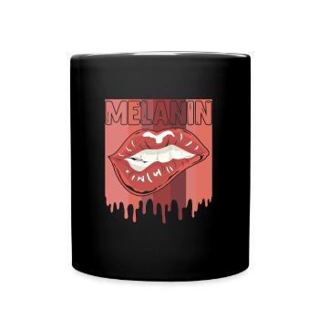 Melanin Black Women African Woman - Full Colour Mug - black - Front