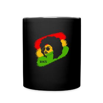 Juneteenth 1865 African American African woman - Full Colour Mug - black - Front