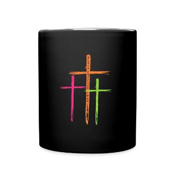 Black History 1865 Schwarze Freiheit Afrika - Tasse einfarbig - Schwarz - Vorne