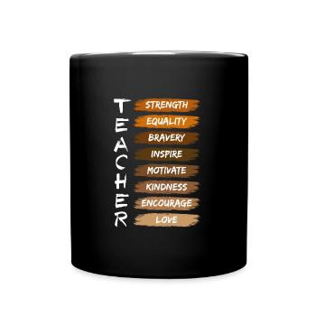 Teacher History Black History Africa - Full Colour Mug - black - Front