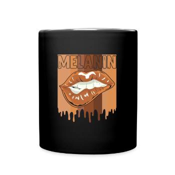 Melanin Black Women African Woman - Full Colour Mug - black - Front
