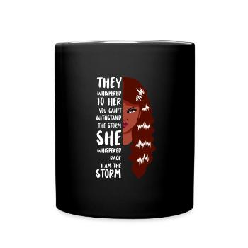 Femmes fortes Histoire des Noirs Femme africaine - Mug uni - noir - Devant
