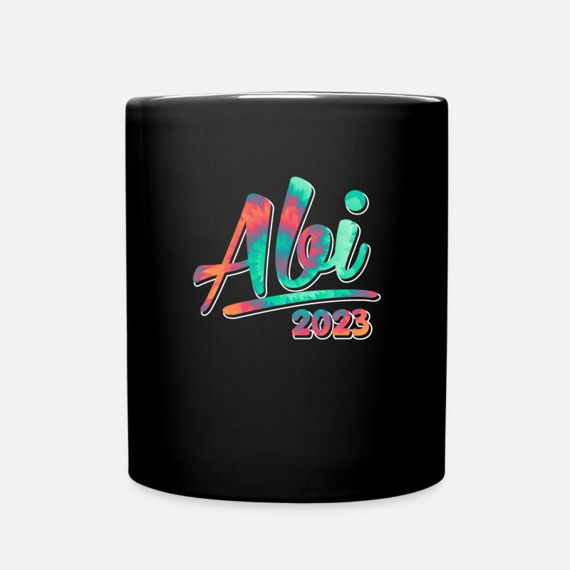 Abitur 2023 geschafft Abi Abiturient - Tasse einfarbig - Schwarz