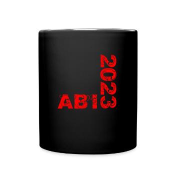 Abi 2023 Abitur - Tasse einfarbig - Schwarz - Vorne