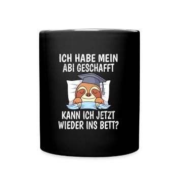 Abitur 2023 Abiturient - Tasse einfarbig - Schwarz - Vorne