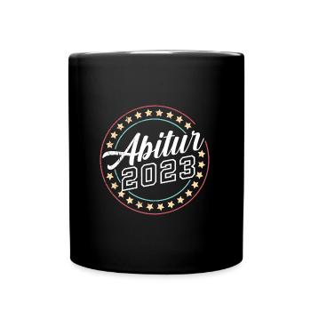 Abi 2023 Abitur Abiturient Schulabschluss - Mug uni - noir - Devant