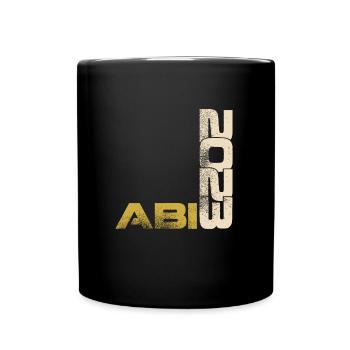 Abi 2023 Abiturient - Tasse einfarbig - Schwarz - Vorne