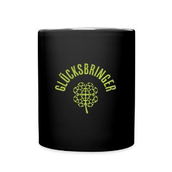 Glücksbringer St Patrick's Day Irland - Tasse einfarbig - Schwarz - Vorne