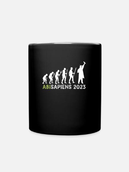 Abitur 2023 Abisapiens Abiturienten - Tasse einfarbig - Schwarz