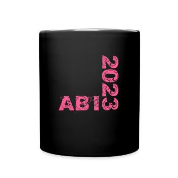 Abi 2023 Abitur - Tasse einfarbig - Schwarz - Vorne