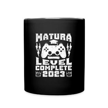 Matura 2023 complete Maturant - Tasse einfarbig - Schwarz - Vorne