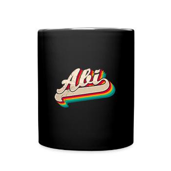 Abi 2023 Abitur Abiturient - Tasse einfarbig - Schwarz - Vorne