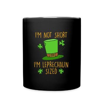 Leprechaun Size Little Friend St. Patrick's Day - Full Colour Mug - black - Front
