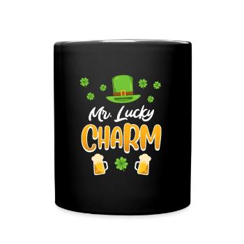 Mr Lucky Charm St. Patrick's Day Men - Full Colour Mug - black - Front