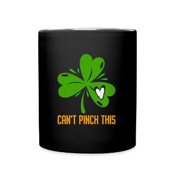 Can't Pinch this Clover St. Patrick's Day - Full Colour Mug - black - Front