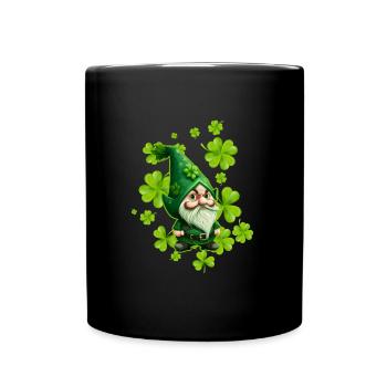 Leprechaun St. Patrick’s Day Goblin Clover - Mug uni - noir - Devant