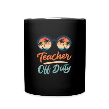 Enseignant hors service enseignant enseignant à la retraite - Mug uni - noir - Devant
