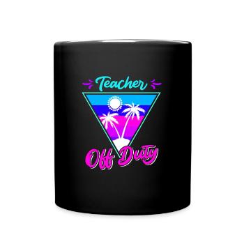 Enseignant hors service enseignant enseignant à la retraite - Mug uni - noir - Devant