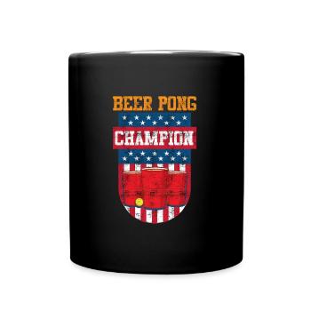 Stars and Stripes USA Beer Pong Champion Bier Pong - Mug uni - noir - Devant