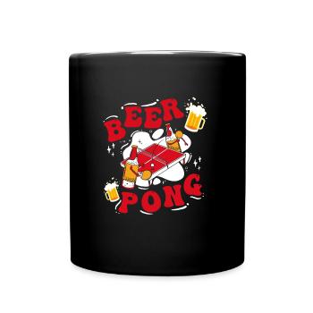 Beer Pong Table Party Game Drinking Game Beer Pong - Mug uni - noir - Devant