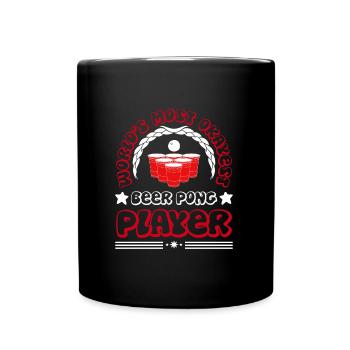 Meilleur joueur de beer pong au monde Jeu à boire Beer Pong - Mug uni - noir - Devant