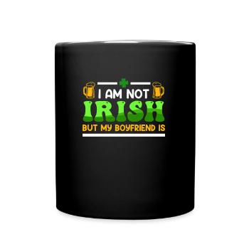 Fête de la Saint-Patrick, un ami irlandais - Mug uni - noir - Devant