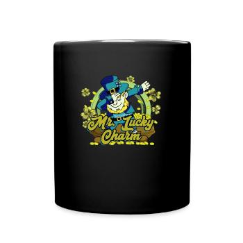 Mr Lucky Charm Glücksbringer Saint-Patrick - Mug uni - noir - Devant