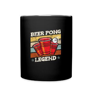 Beer Pong Legend Bierpong Party Bier Pong - Mug uni - noir - Devant