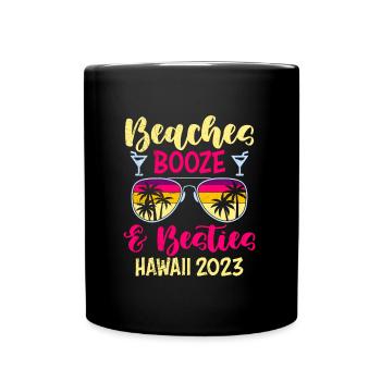 Plages Booze Beasts Hawaii 2023 Spring Break - Mug uni - noir - Devant