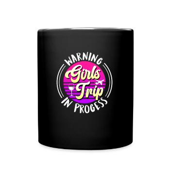 Attention Girl Strip Girls Troupe Spring Break - Full Colour Mug - black - Front