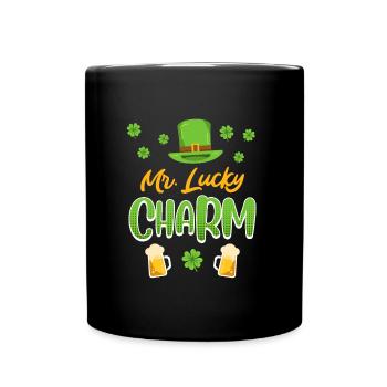 Mr Lucky Charm St. Patrick’s Day Men - Mug uni - noir - Devant