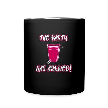 The celebration can start Spring Break Holiday Party - Full Colour Mug - black - Front