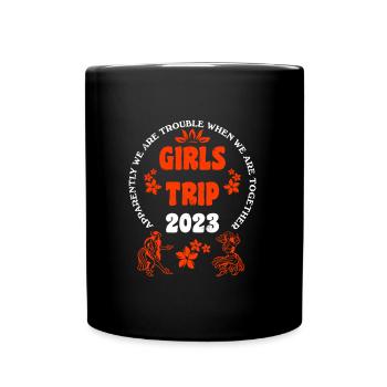 Voyage filles 2023 Mädelsurlaub Girls Spring Break - Mug uni - noir - Devant