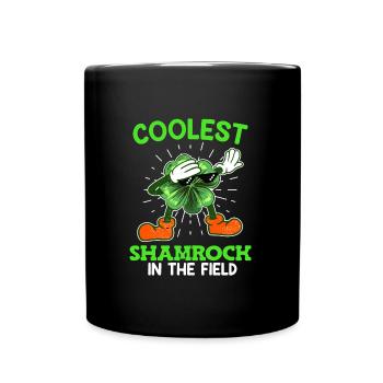 Le trèfle le plus cool de la Saint-Patrick - Mug uni - noir - Devant