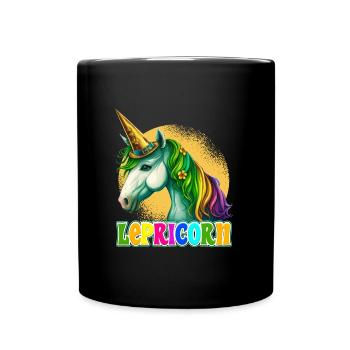 Lepricorn St. Patrick’s Day Licorne Femmes - Mug uni - noir - Devant