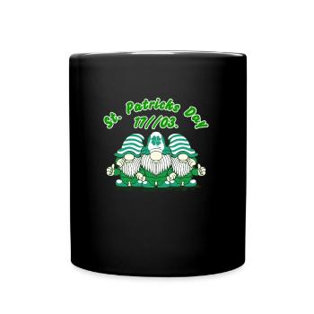 Joyeux lutins de la Saint-Patrick - Mug uni - noir - Devant