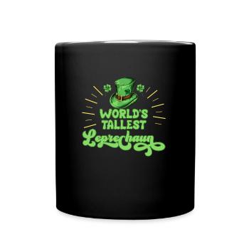Le plus grand grand grand ami du lutin du monde - Mug uni - noir - Devant