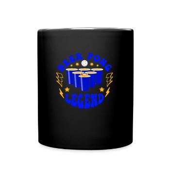 Beer Pong Legend Drinking Game Party Beer Pong - Mug uni - noir - Devant