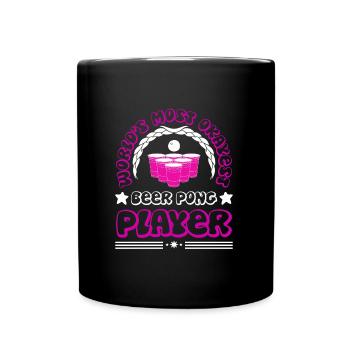 Meilleur joueur de beer pong au monde Jeu à boire Beer Pong - Mug uni - noir - Devant