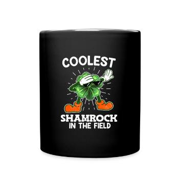 Le trèfle le plus cool de la Saint-Patrick - Mug uni - noir - Devant