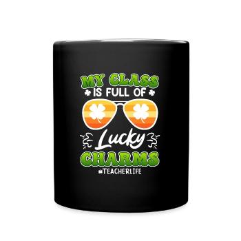 Classe pleine de professeurs de Lucky Charms disant - Mug uni - noir - Devant