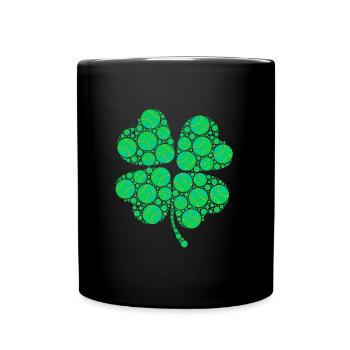 Joueur de baseball Clover Lucky Charm Joueur de baseball - Mug uni - noir - Devant
