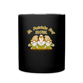 Joyeux lutins de la Saint-Patrick - Mug uni - noir - Devant