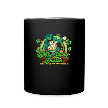 Mr Lucky Charm Glücksbringer Saint-Patrick - Mug uni - noir - Devant