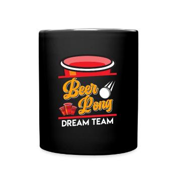 Beer Pong Dream Team Party Jeu à boire Beer Pong - Mug uni - noir - Devant