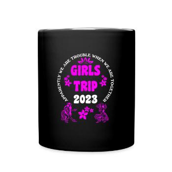 Voyage filles 2023 Mädelsurlaub Girls Spring Break - Mug uni - noir - Devant